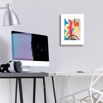 «Color Storm II» par Courtney Prahl, art mural en verre acrylique