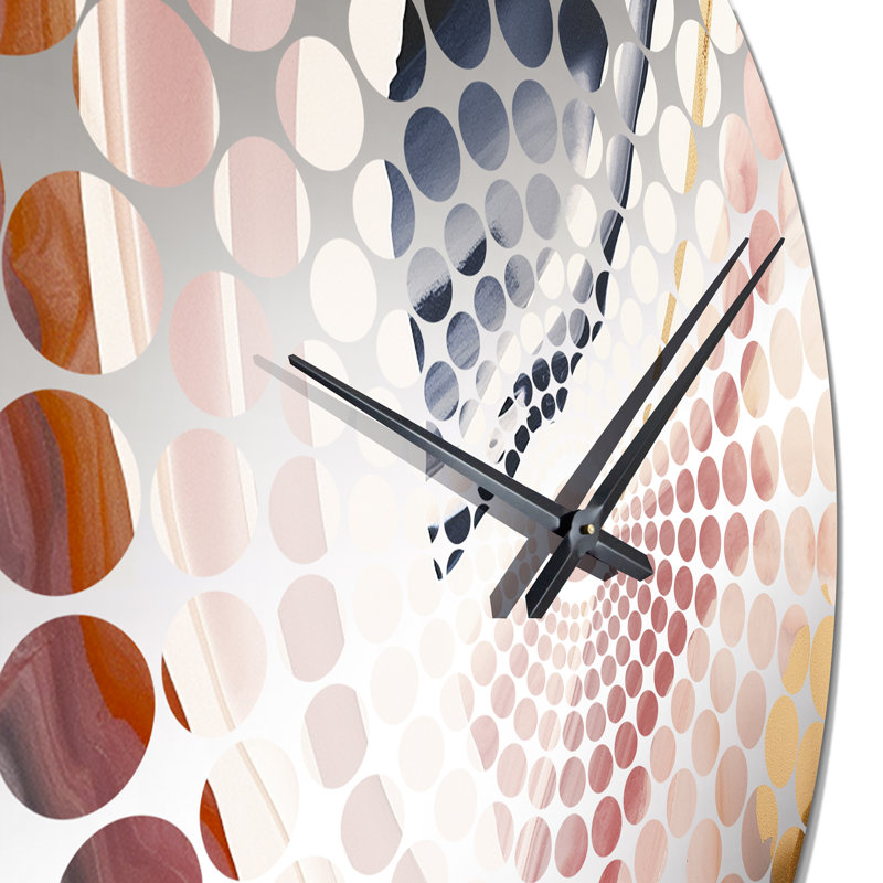 Isahia - Horloge murale abstraite en marbre, Très grand