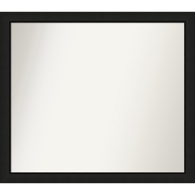 Phil Solid Wood Wall Mirror, Rectangle, 29.25" x 33.25"