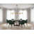 Modern 20 Light Molecular Chandelier