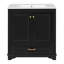 Meuble-lavabo 30 po avec lavabo en céramique-533837956