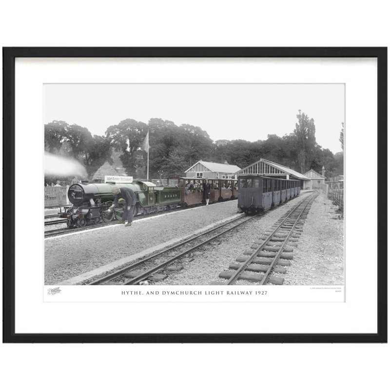 Hythe, And Dymchurch Light Railway 1927 by Francis Frith - Single Picture Frame Print, 40cm H x 50cm W x 2.3cm D