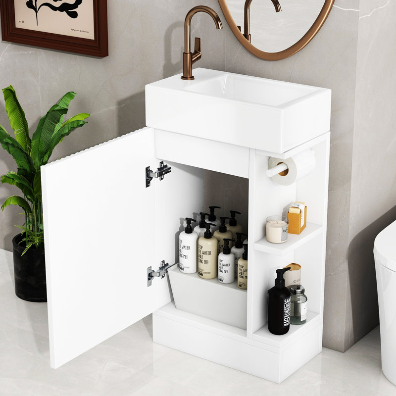 Meuble-lavabo 18,6 po avec lavabo Ruperta