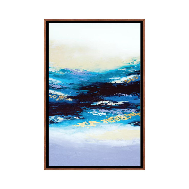 Deep Serenity - Print on Canvas, Classic Brown Wood Framed, 66.04 cm H x 45.72 cm W