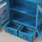 Vintage Mini Wood Counter Top Cabinet,Display Case With O...