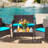 Rifiki 4 - Person Patio Conversation Sets with Cushions-294053896-295489054