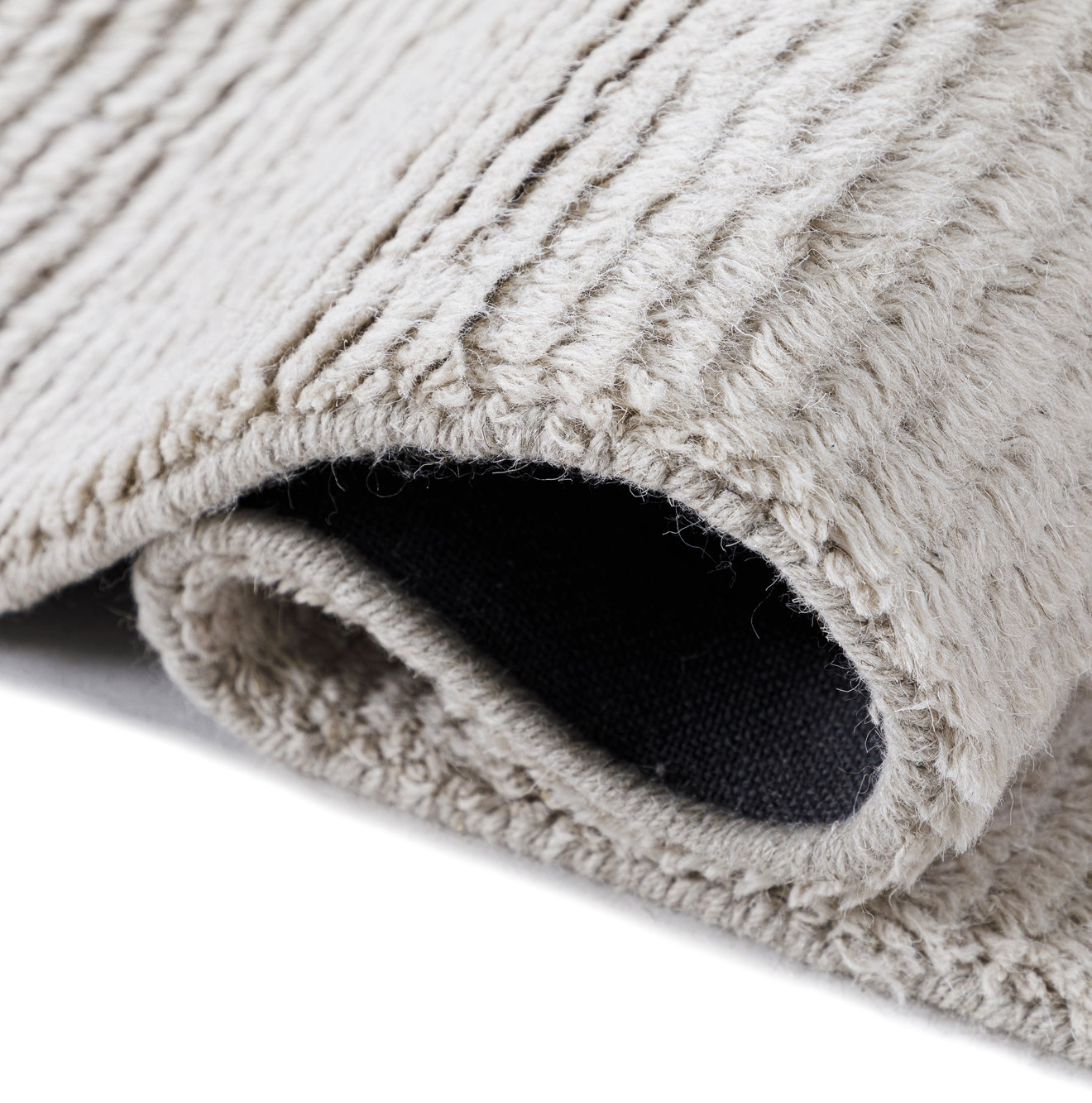 Danberry Light Gray Hand-Tufted Rug, Runner 2'6" x 8'