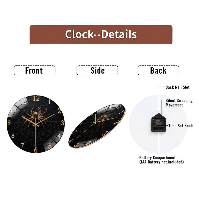 Horloge horloge murale 12 po