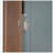 Full Size Murphy Bed with Foldable Desk - Walnut & Gray-8090086