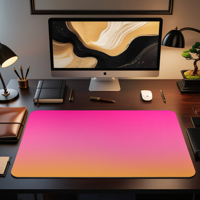 Polyester Desk Pad, 14.4x12.1
