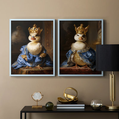 ANIMALS Series CCIII - Reproduction encadrée de qualité supérieure - prêt à être accroché - aucun clou requis - aucun clou requis