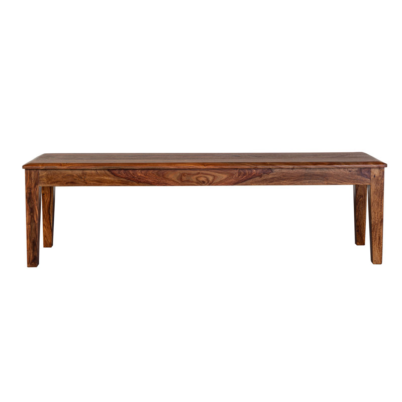 Banc en bois massif Clermont, Naturel