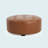 Knott Upholstered Button Tufted Round Ottoman