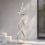 Lampe sur pied DEL Ainhoa - Chrome satiné-1265365429