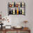 Adriannah Wine Glass Rack in Black