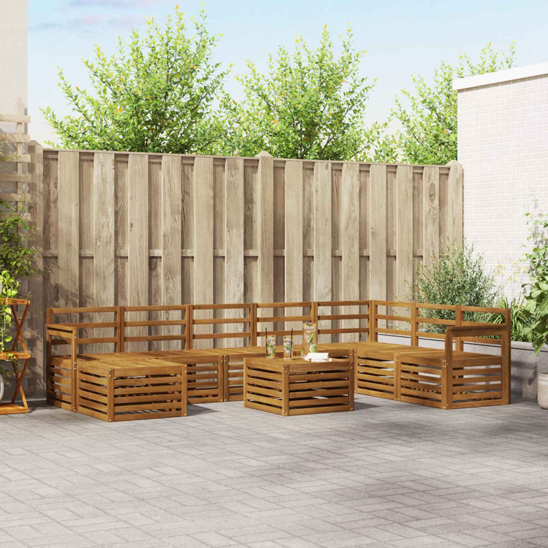 306cm Wide Patio Sectional Set