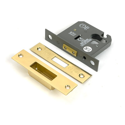 Polished Chrome 3" Euro Profile Dead Lock