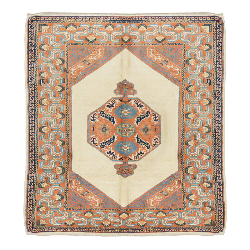 Handmade Turkish Area Rug, 100% Wool