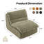 Chaise d'appoint rembourrée Modern-1002432717
