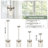 1-Light 5.1"W Medium Glass Pendant Light for Over Sink-121632946-132142426