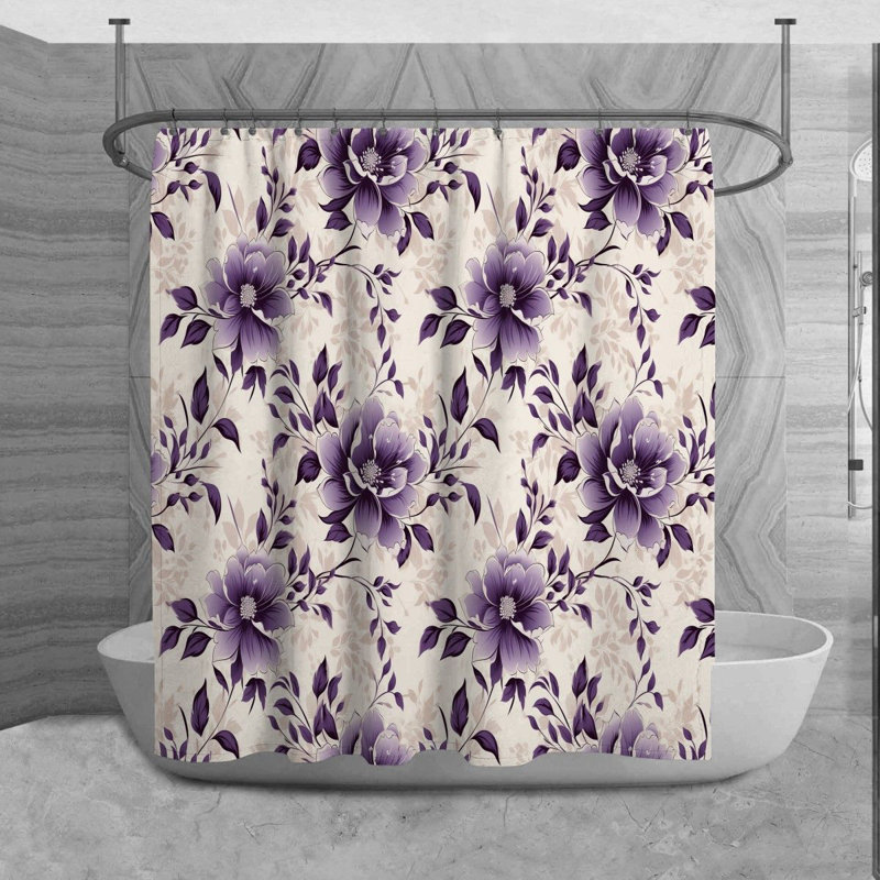 Rideau de douche Rishima, H 73 po x l 70 po