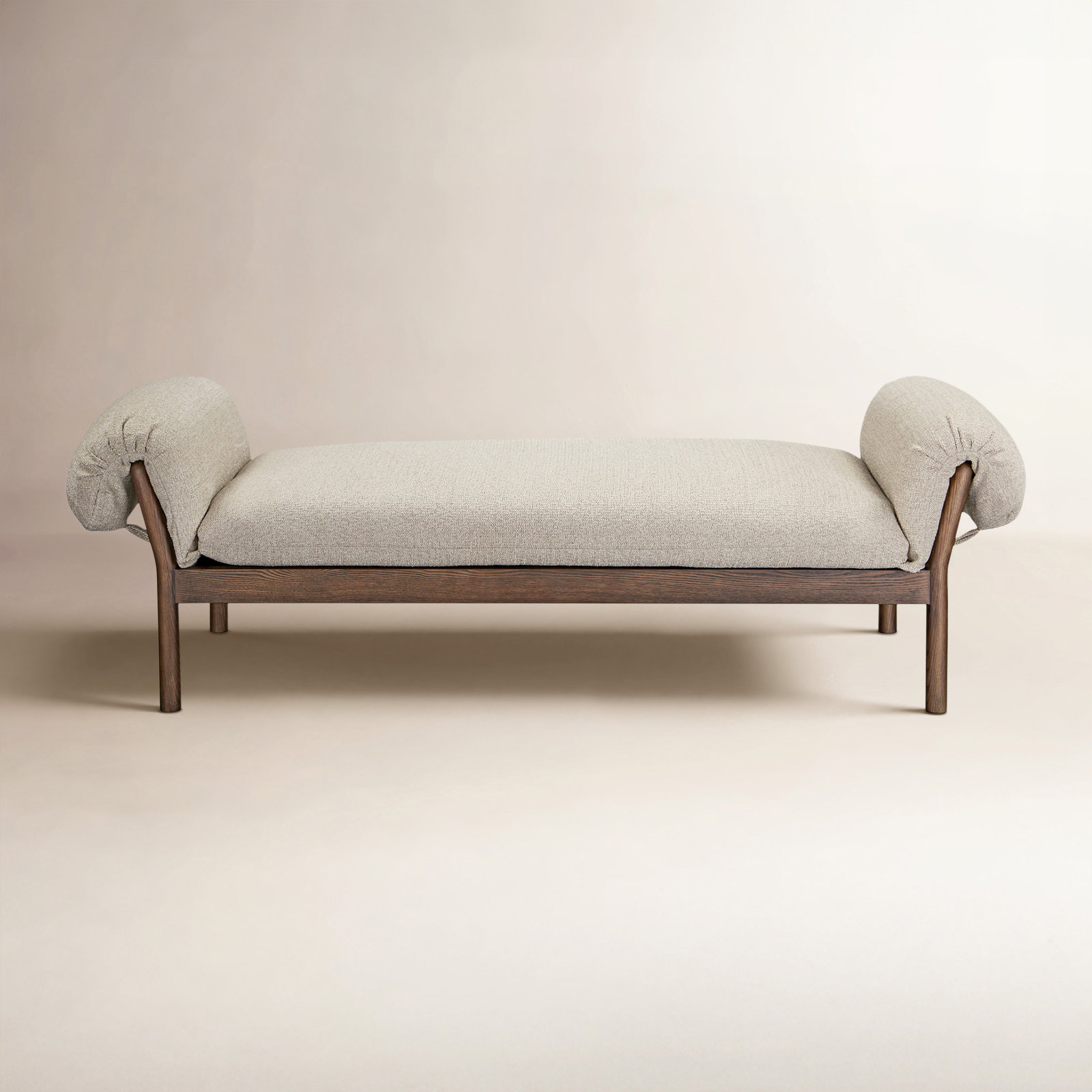 Upholstered Daybed - Twin, Beige