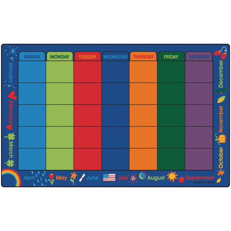 Tapis bleu touffeté de qualité supérieure, Rectangle 7 pi 6 po x 12 pi