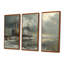 Ensemble de salon mural monochromes gris d'hiver-107196624-107196621