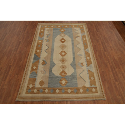 Geometric Kilim Living Room Area Rug 7x10