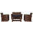 Tisdale 4-Piece UV Resistant Outdoor Conversation Set with Cushions-49646172-49959816