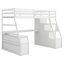 Lit mezzanine avec rangement et escalier Heiki-124128122-69125969
