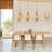 Clema 3-Light Rattan Linear Pendant
