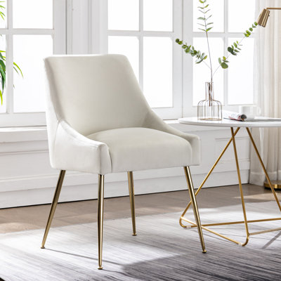 Fauteuil d'appoint en velours Koblas