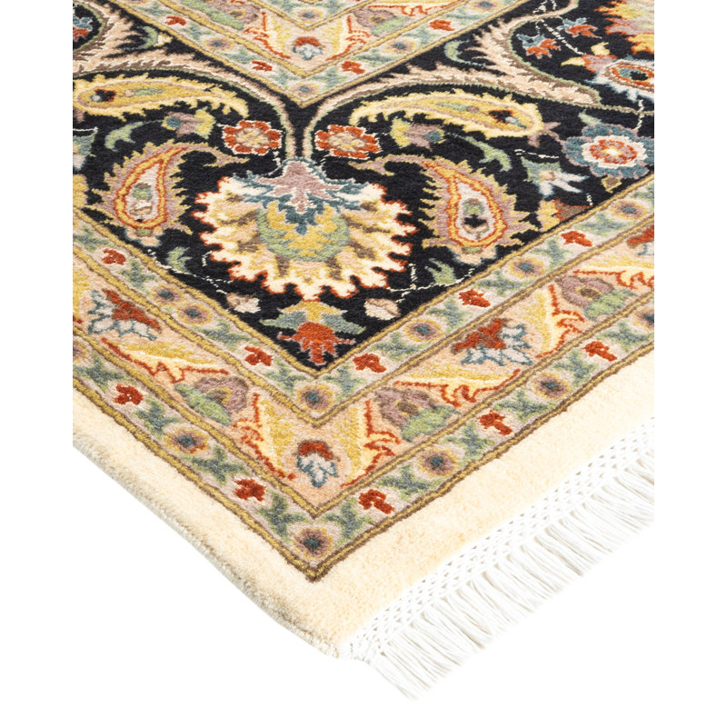 Classic One-of-a-Kind 9'2" X 12'7" Hand Knotted Area Rug