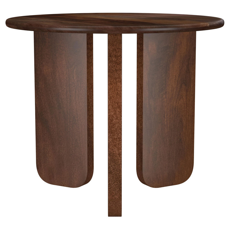 Columbo Brown Round End Table