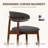 Maylon Upholstered Solid Wood Frame Side Chairs-1792095338