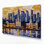 Art mural sur toile brun avec cités, villes, Manille