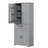 Spacious Grey Bathroom Storage Cabinet With Doors, Drawer, And Adjustable Shelf For Enhanced Organization