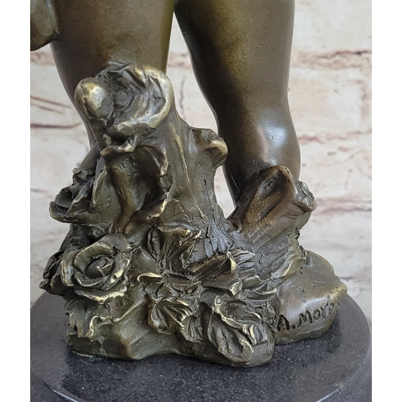 Sculpture de garçon Lamarr Cherub Cherubim