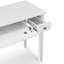 Bureau d'écriture en bois massif avec plateau à clavier rabattable et 2 tiroirs Warm Shaker-1857678744