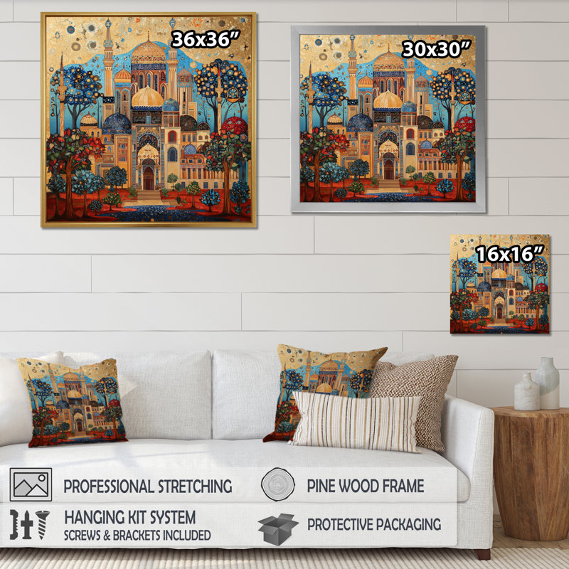 «Arabesque Cairo égypt II», impression d'art mural paysage, Reproduction encadrée d'une seule photo sans pass, Noir