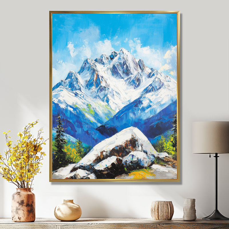 Impression murale Rocky Mountain Majesty II - Colorado, H 20 po x l 12 po, Reproduction avec cadre flottant, Doré