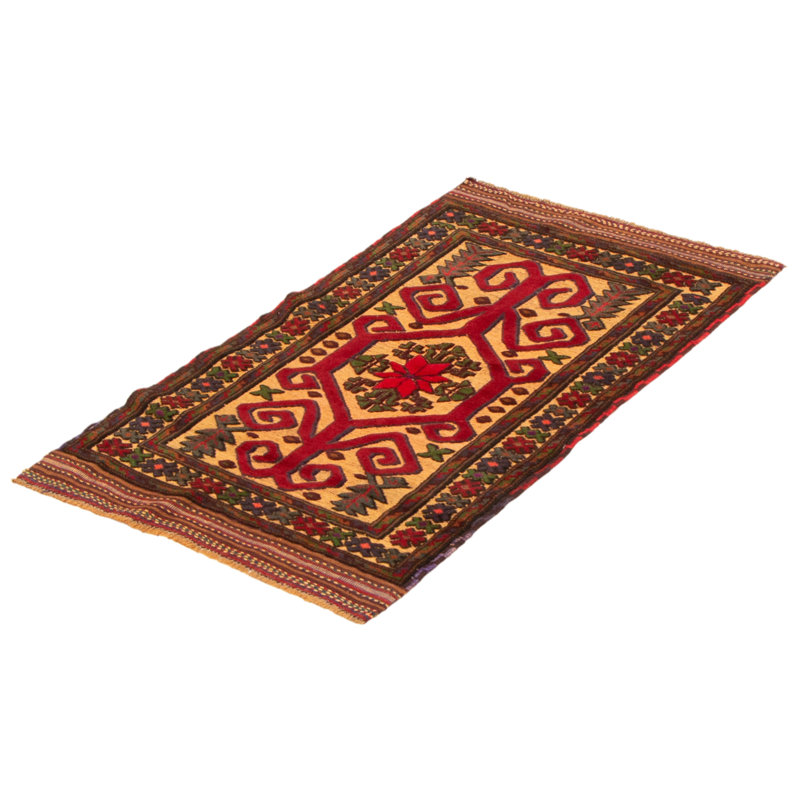 Tapis rouge tadjik 2 pi 8 po x 4 pi 7 po
