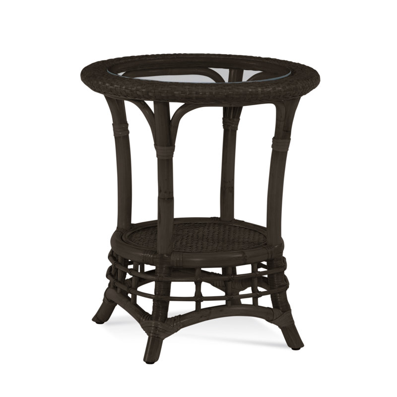 Luca End Table, Pearl Grey
