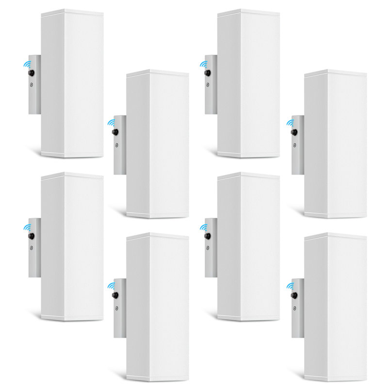 8-Pack LED Dusk to Dawn Outdoor Wall Light with Aluminum, IP65 Waterproof Outdoor Wall Sconce, Modern Wall Lantern for Patio, Doorway, Garage