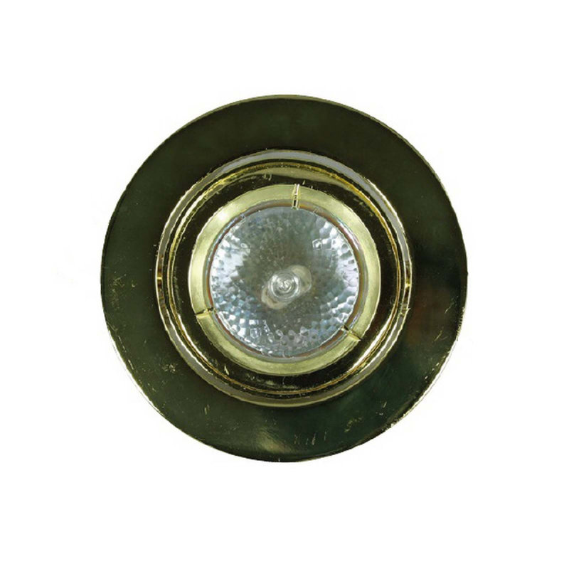 Plafonnier rond 3,75 pouces avec métal, Laiton antique
