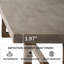 Bureau rectangulaire en bois massif imitation ciment