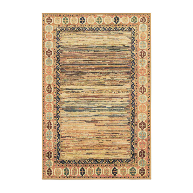 Tapis abstrait moderne 3672, Tapis de couloir 2 pi x 5 pi
