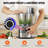 VEVOR 14-Cup 650W Food Processor Vegetable Chopper Mixing Slicing Kneading Puree