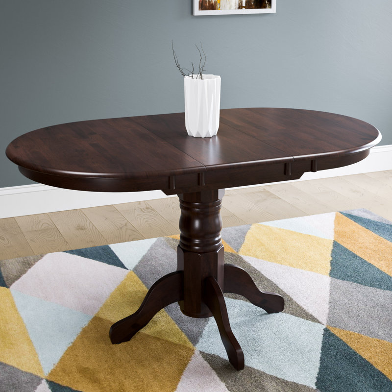 Pico Extendable Oval Dining Table, Cappuccino